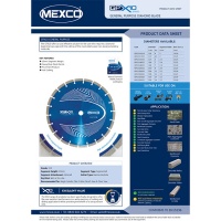 Mexco GPX10 115mm Diamond Blade